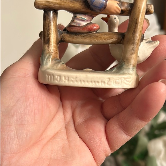 Hummel Figurine Boy with Goose - Picture 4 of 8